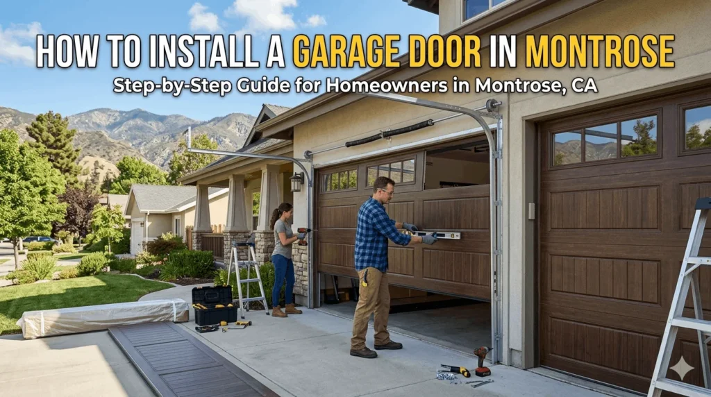 How to Install a Garage Door in Montrose