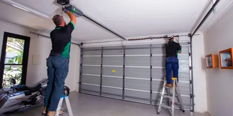 Garage door installation